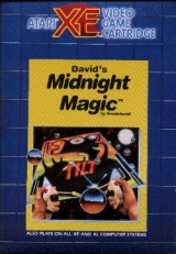 David\'s Midnight Magic de Broderbund pour Atari 800/1200/130 XL/XE